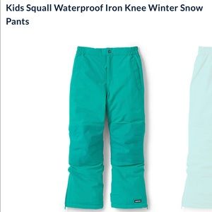 Girls lands end Waterproof Snow Pants size 8